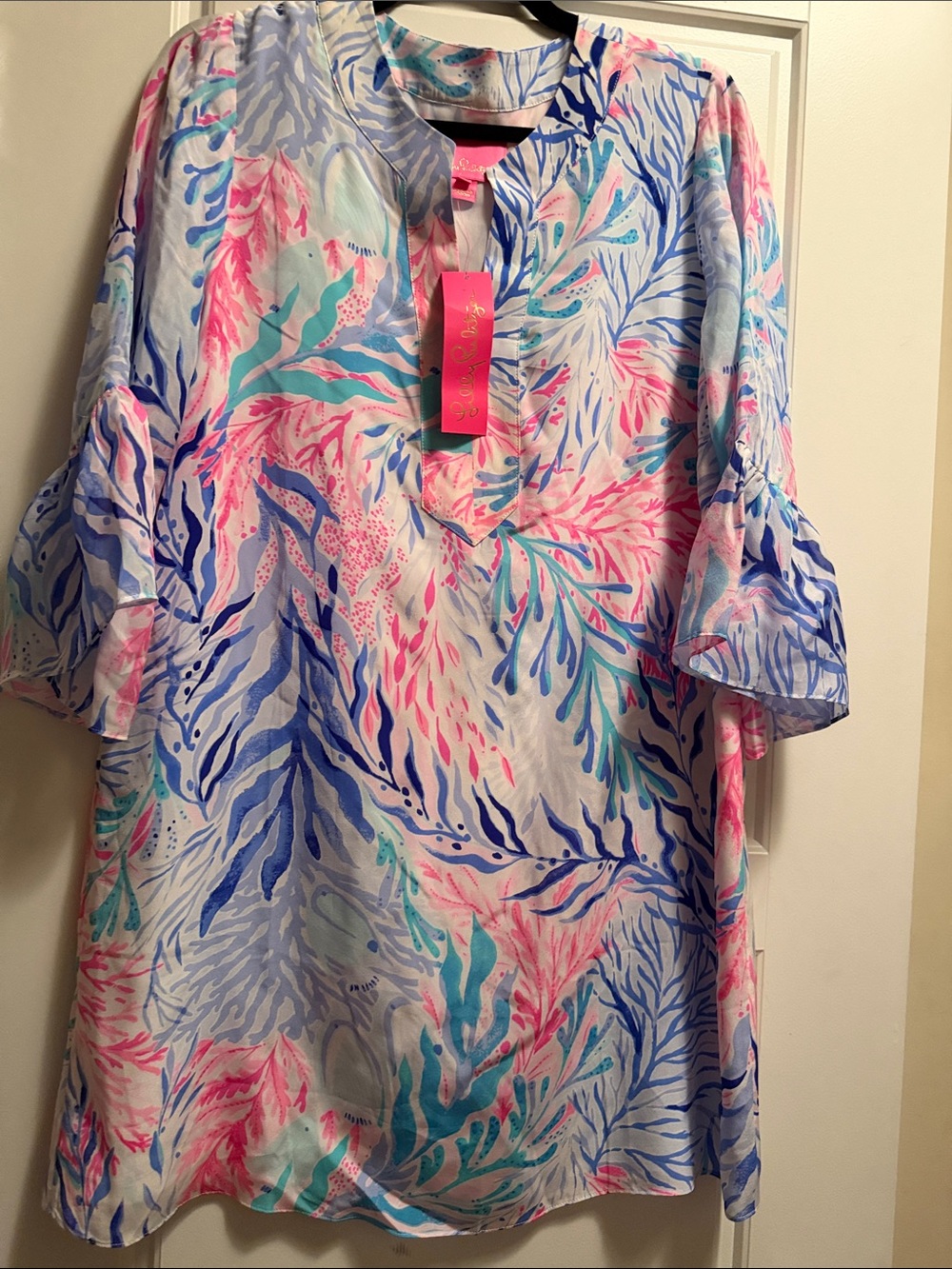 NWT Lilly Pulitzer Elenora Silk Dress - Picture 2 of 6